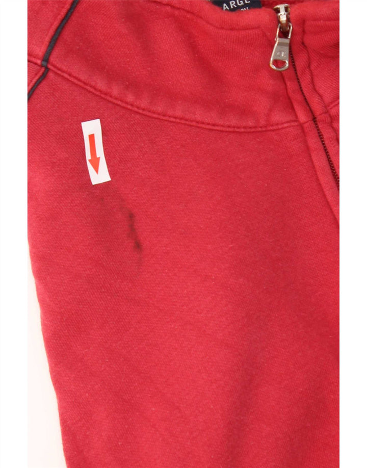 Champion Mens Tracksuit Top Jacket 2XL Red Cotton
