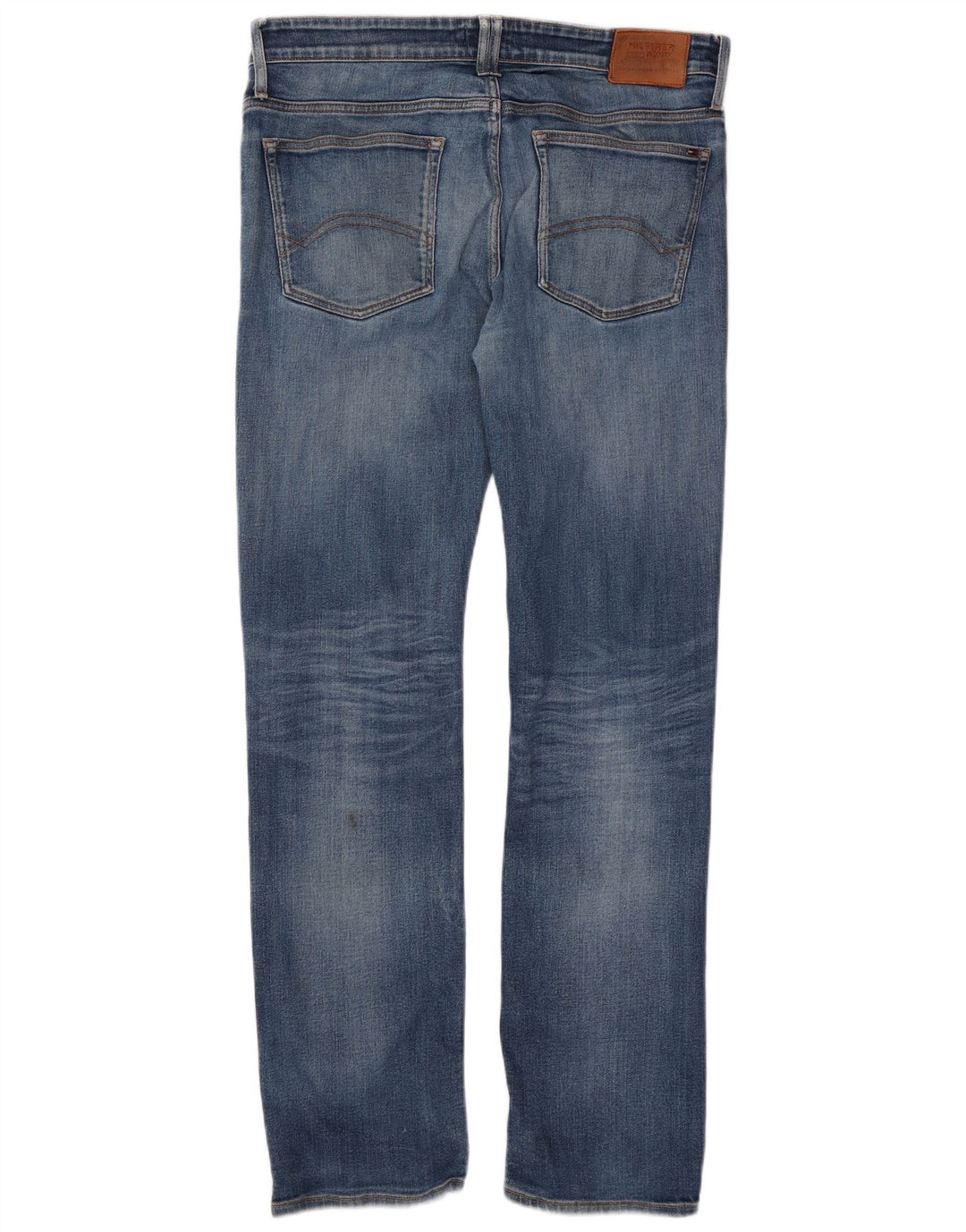 Tommy Hilfiger Mens Straight Jeans W36 L34 Blue Cotton