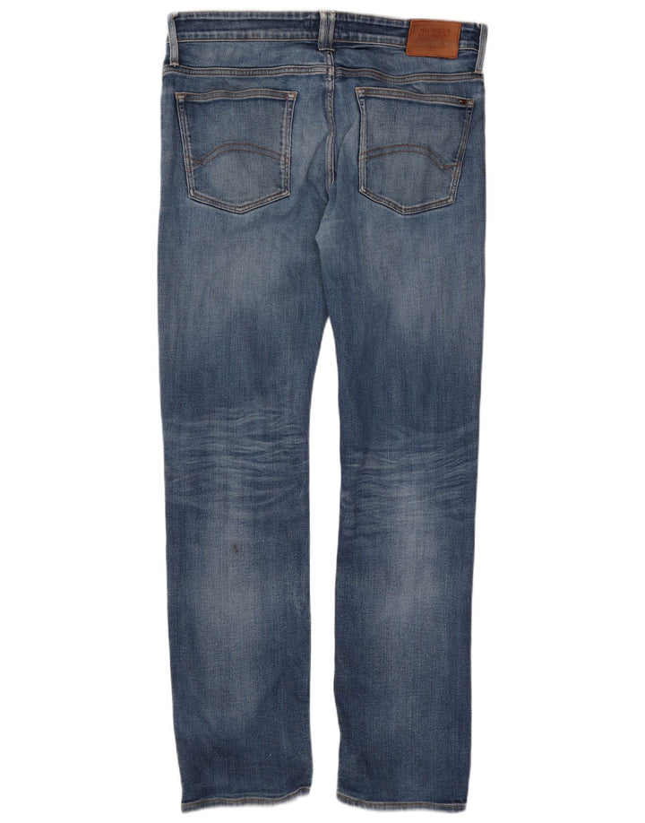 Tommy Hilfiger Mens Straight Jeans W36 L34 Blue Cotton