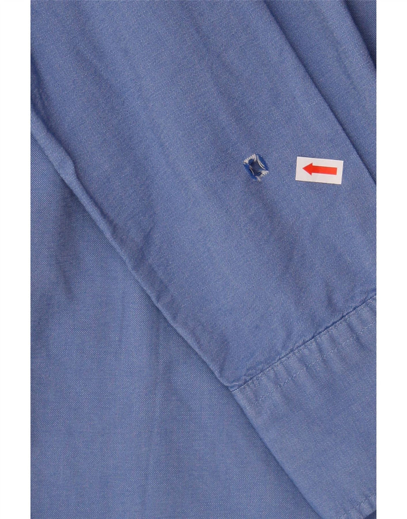 BOGGI Mens Milano Slim Fit Shirt XL Blue Cotton Vintage Boggi and Second-Hand Boggi from Messina Hembry 