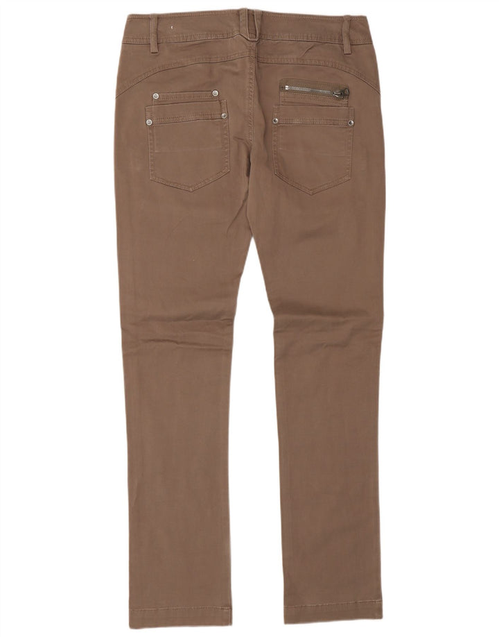 Benetton Mens Slim Casual Trousers W30 L33 Beige