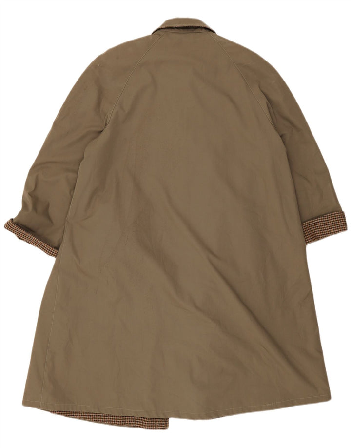 Vintage Womens Overcoat UK 16 Large Khaki