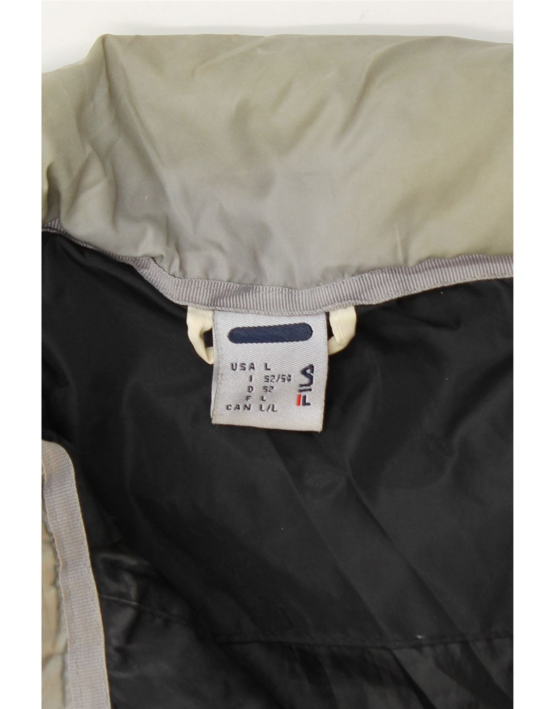 Fila Mens Padded Jacket UK 40 Large Black Colourblock Nylon