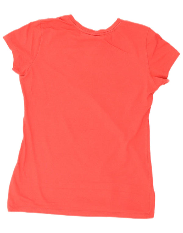 Champion Womens Graphic T-Shirt Top UK 14 Large Red