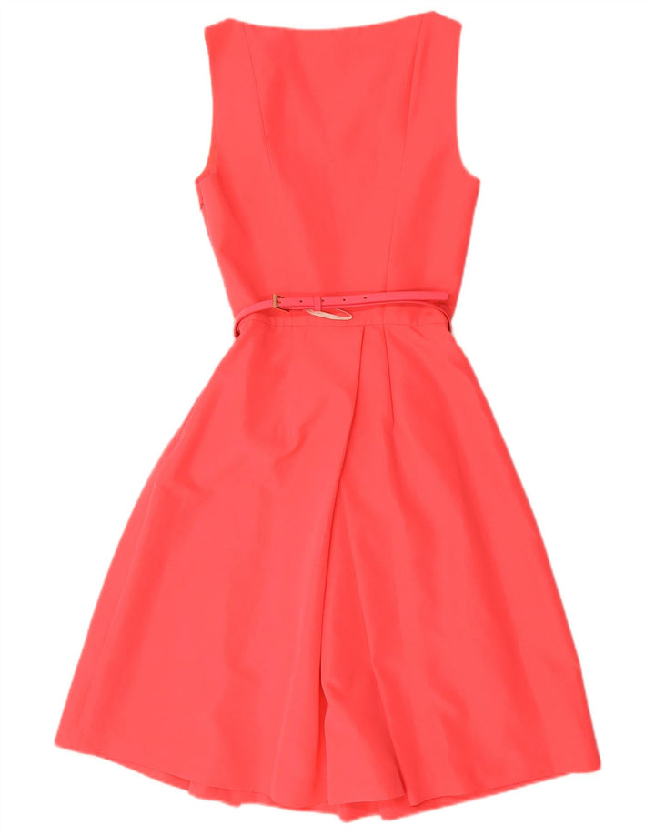 TED BAKER Womens Sleeveless A-Line Dress Size 0 XS Pink Polyester