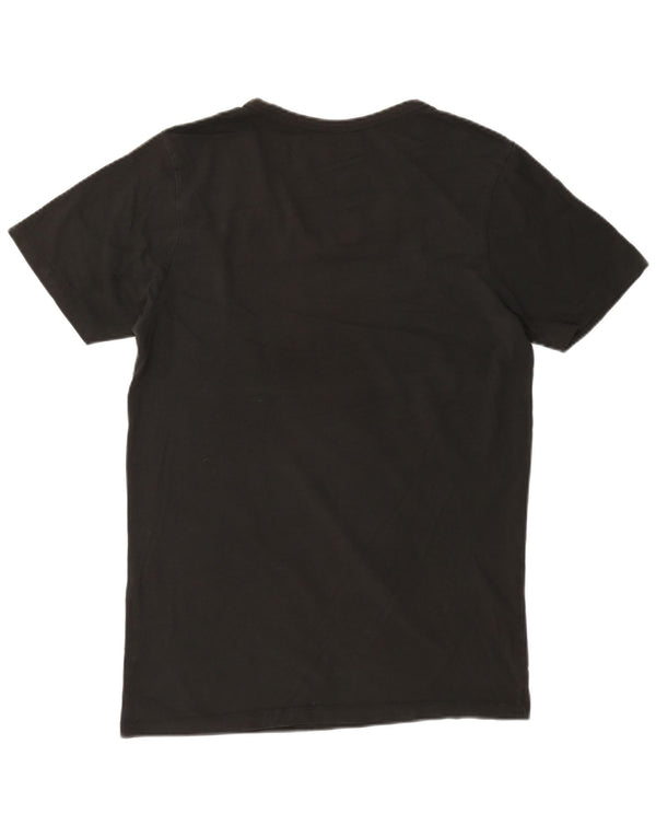 Jack & Jones Mens T-Shirt Top Large Black