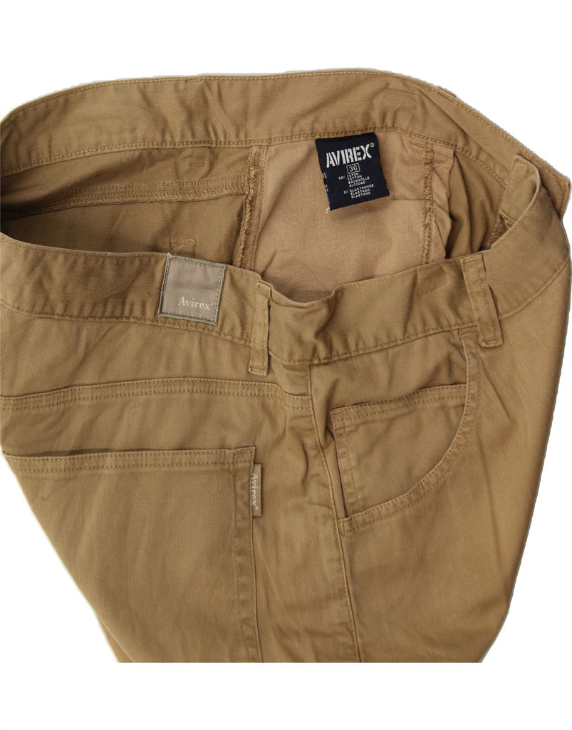 AVIREX Womens Casual Trousers W36 L30 Brown Cotton Vintage Avirex and Second-Hand Avirex from Messina Hembry 
