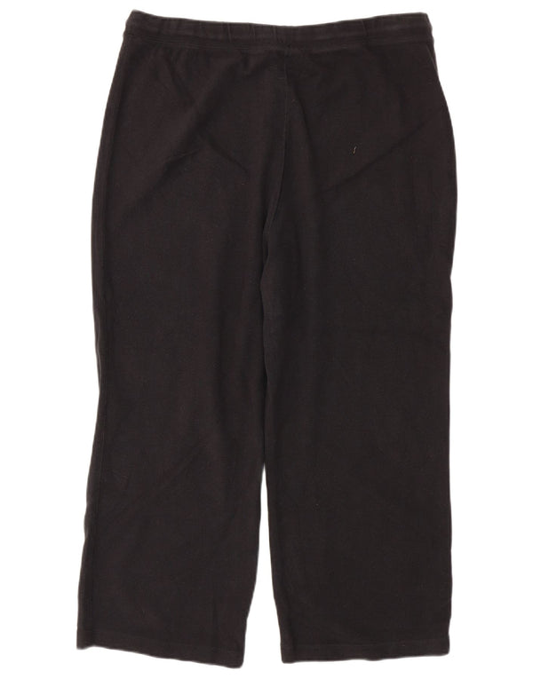 Tommy Bahama Womens Crop Tracksuit Trousers UK 18 XL  Black Cotton
