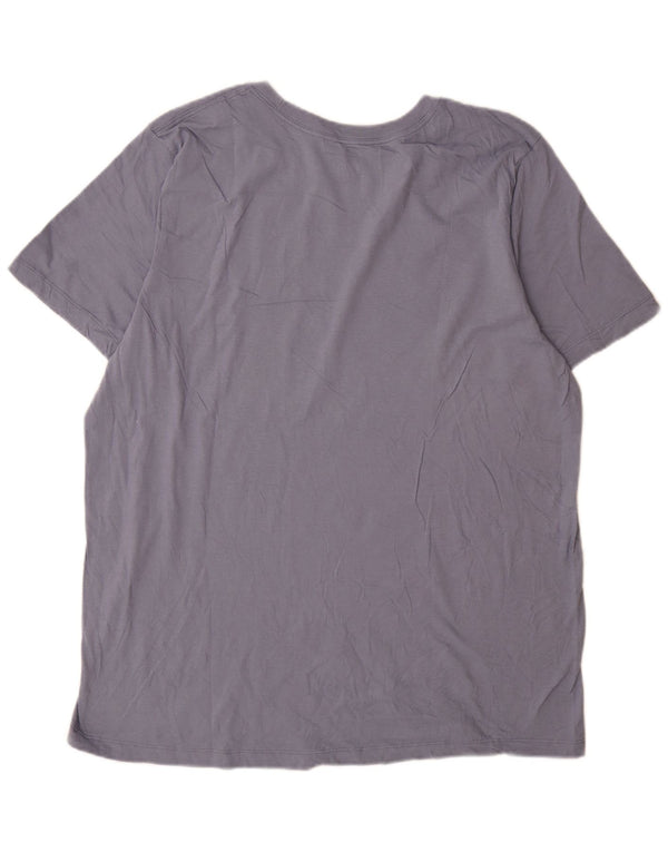 Nike Mens Graphic T-Shirt Top XL Navy Blue Cotton