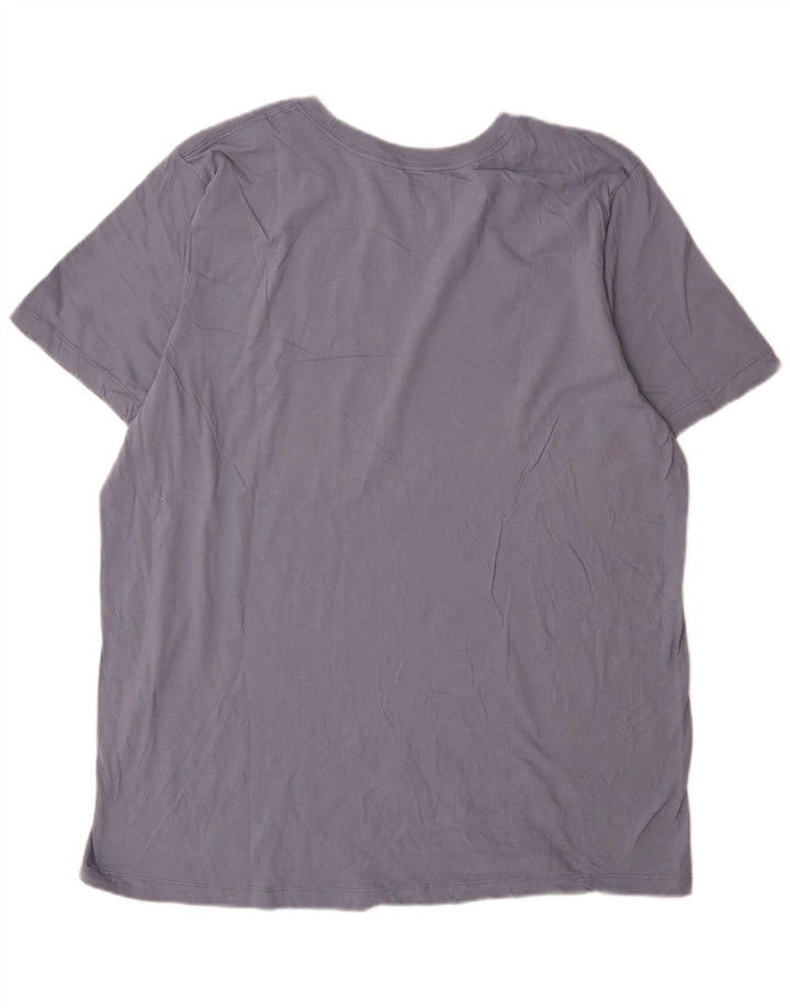 Nike Mens Graphic T-Shirt Top XL Navy Blue Cotton