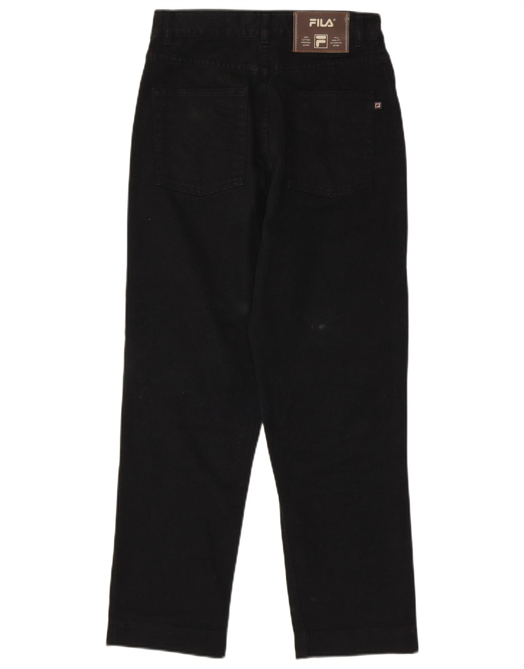 Fila Womens Tapered Jeans IT 42 Medium W28 L27 Black