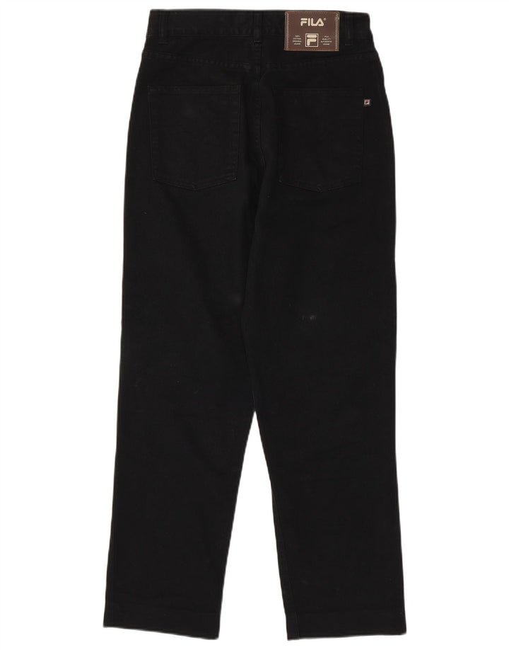 Fila Womens Tapered Jeans IT 42 Medium W28 L27 Black