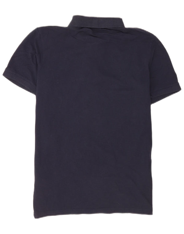 Diadora Mens Polo Shirt Large Navy Blue Cotton