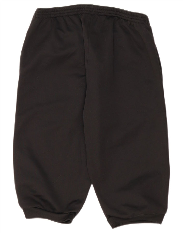 ERREA Womens Bermuda Sport Shorts UK 14 Medium  Black Polyester