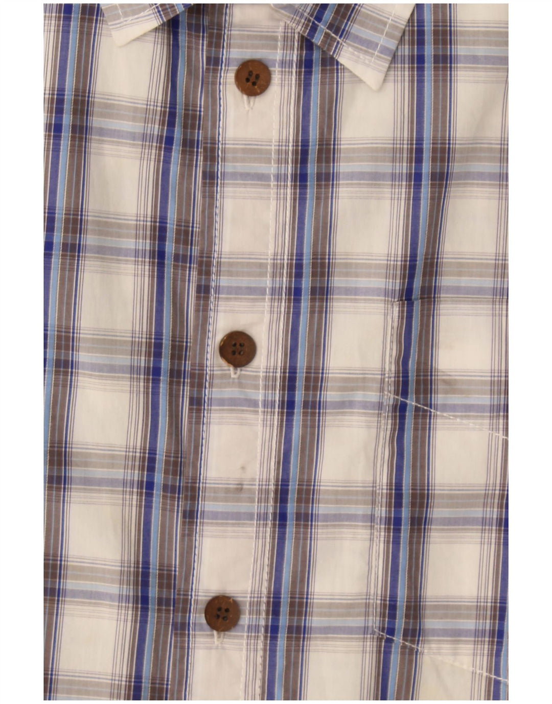 Berghaus Mens Short Sleeve Short Sleeve Shirt Large Blue Check