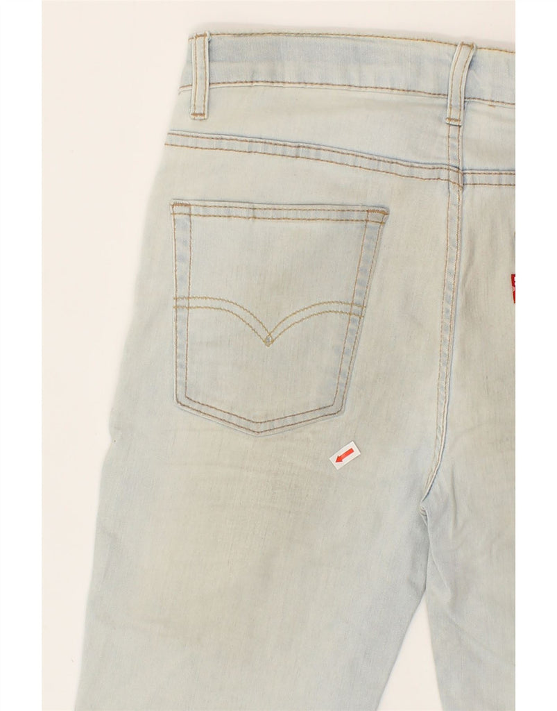 LEVI'S Boys 510 Skinny Denim Shorts 15-16 Years W30 Blue Cotton Vintage Levi's and Second-Hand Levi's from Messina Hembry 