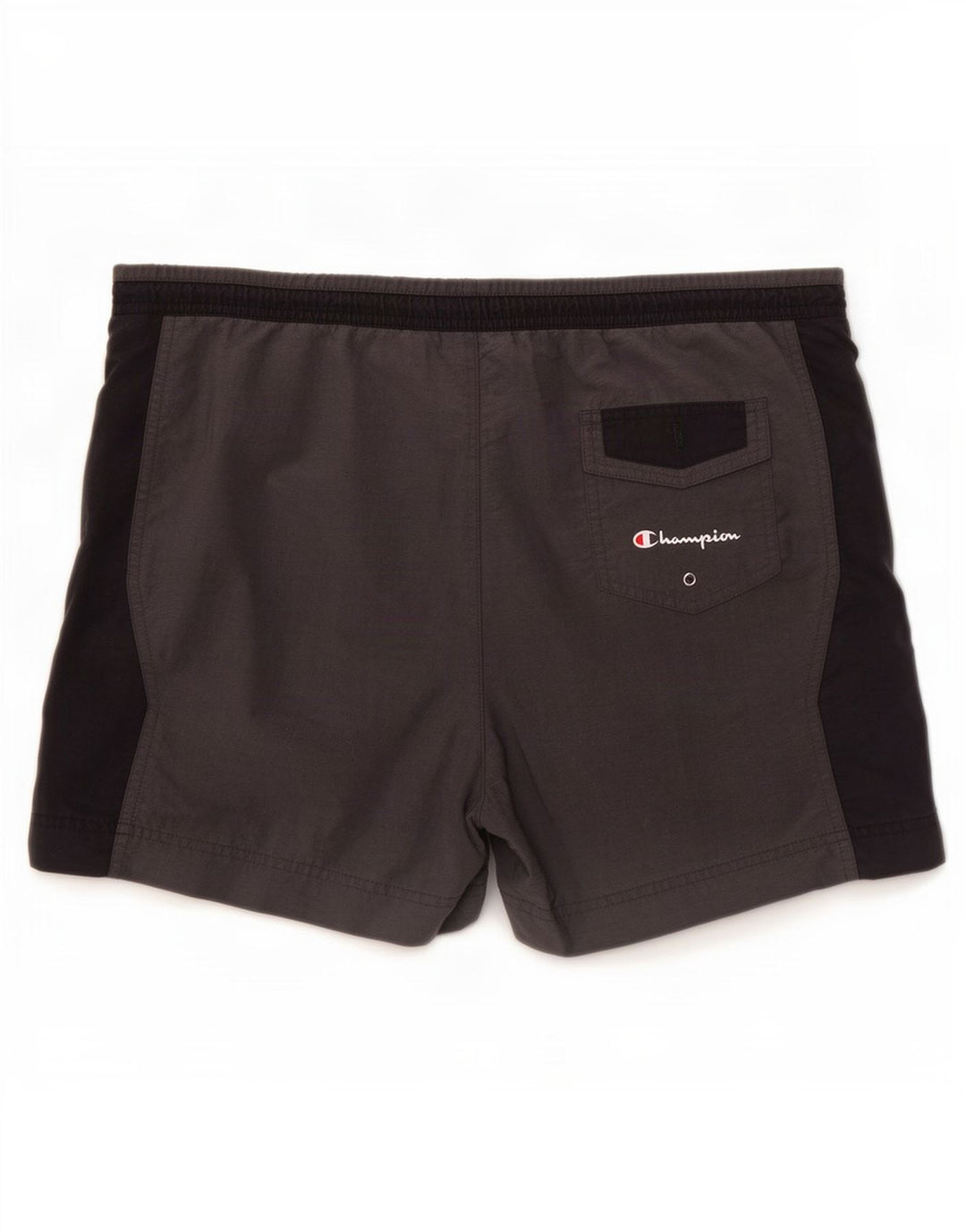Champion Mens Swimming Shorts Medium Grey Colourblock
