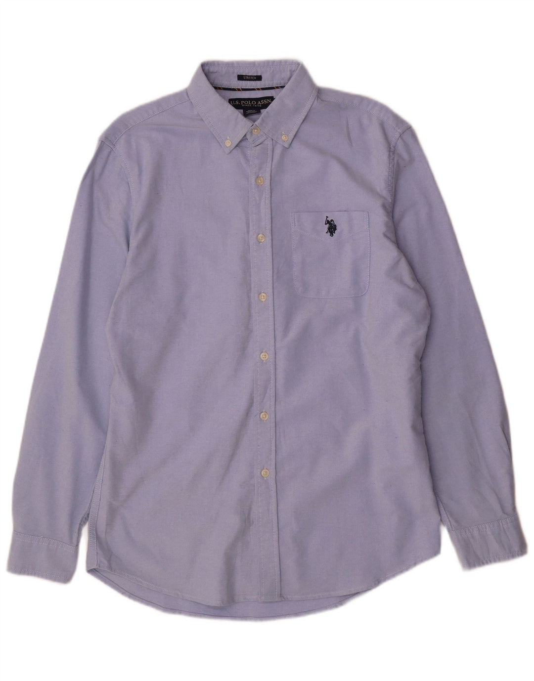 U.S. Polo Assn. Mens Shirt Medium Blue Cotton