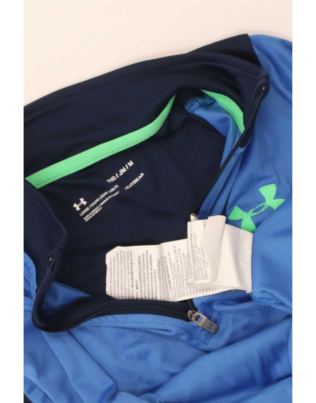 Under Armour Boys Graphic Pullover Tracksuit Top 9-10 Years Medium Blue