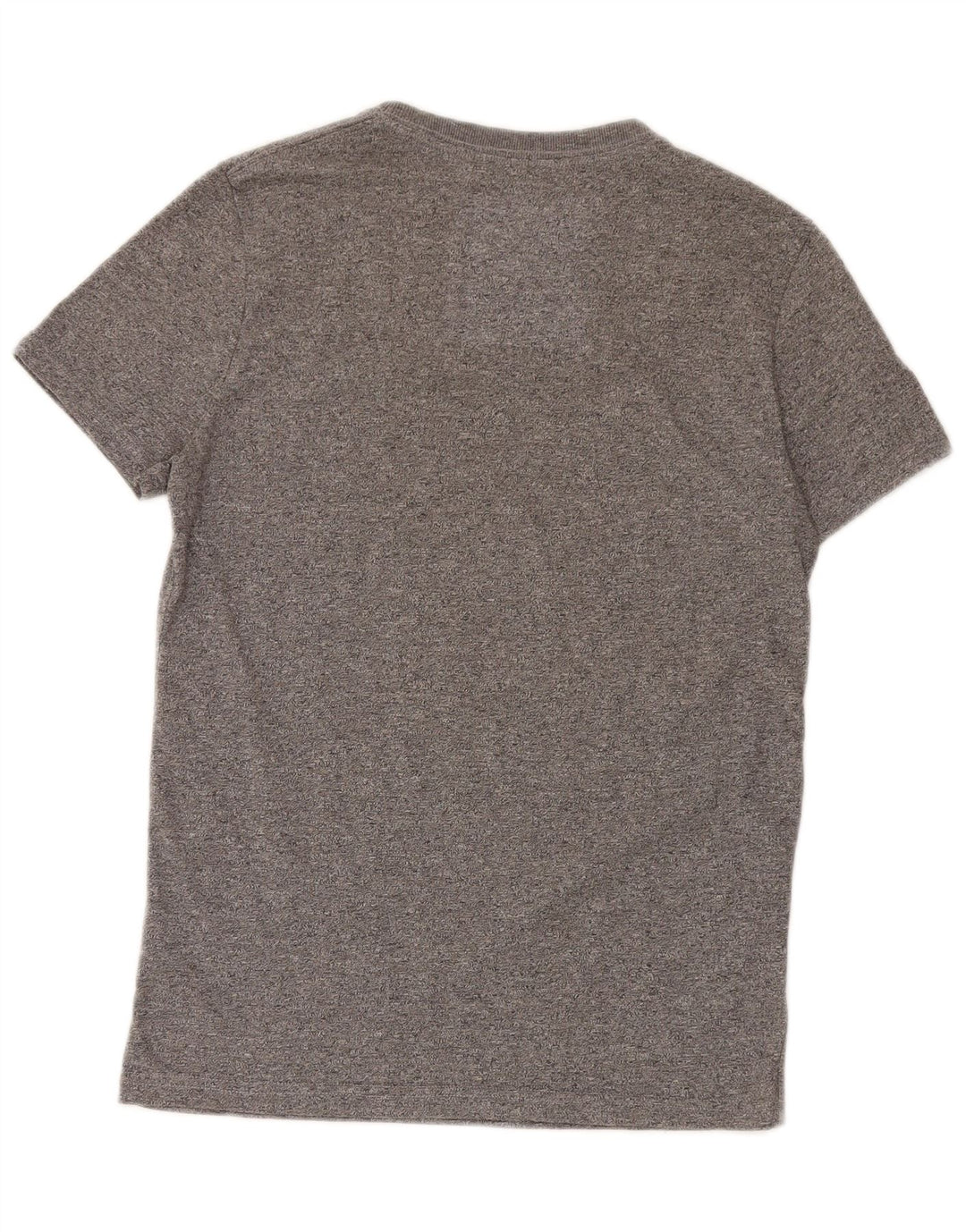 Superdry Mens Graphic T-Shirt Top Small Grey Flecked Cotton