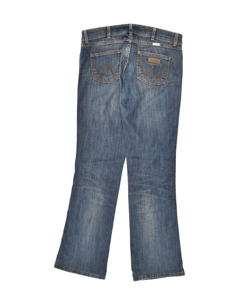 WRANGLER Womens Iris Bootcut Jeans W29 L30 Blue Cotton | Vintage Wrangler | Thrift | Second-Hand Wrangler | Used Clothing | Messina Hembry 