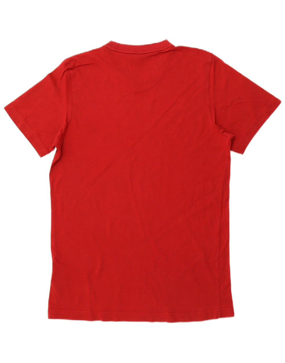 ADIDAS Mens Graphic T-Shirt Top Medium Red Cotton