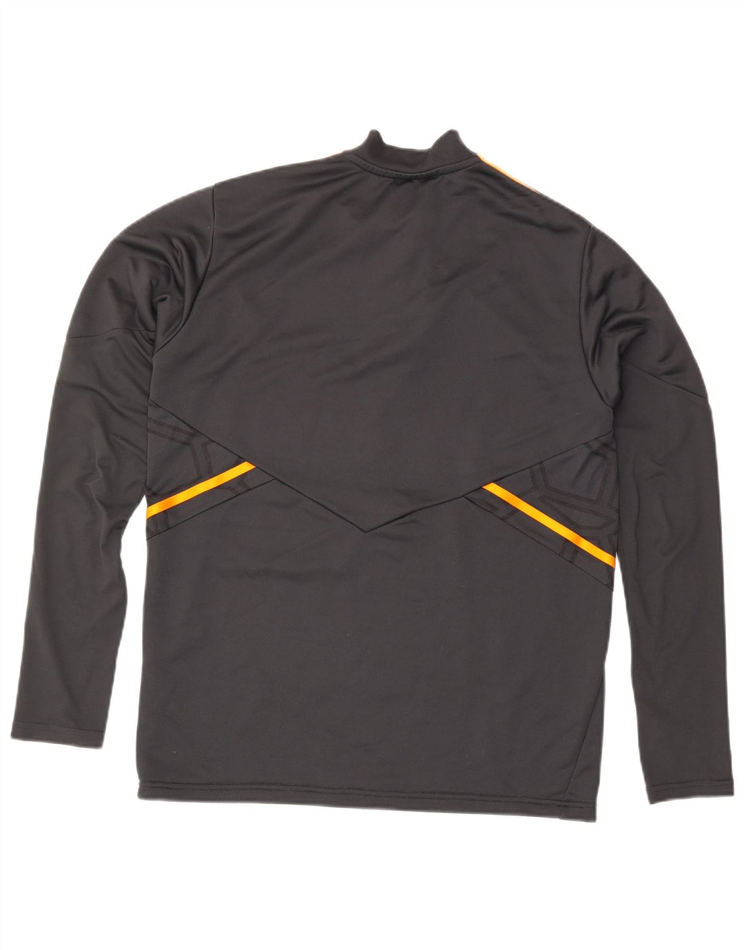 Adidas Mens Leeds United FC Graphic Pullover Tracksuit Top Large Grey