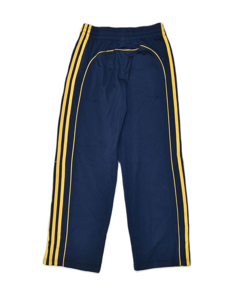 ADIDAS Boys Tracksuit Trousers 10-11 Years Medium  Navy Blue Polyester | Vintage Adidas | Thrift | Second-Hand Adidas | Used Clothing | Messina Hembry 