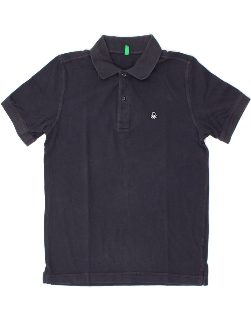 BENETTON Mens Polo Shirt XS Navy Blue Vintage Benetton and Second-Hand Benetton from Messina Hembry 