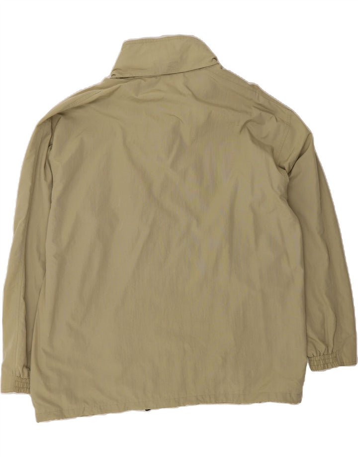 DIADORA Mens Rain Jacket UK 42 XL Khaki Polyamide Vintage Diadora and Second-Hand Diadora from Messina Hembry 