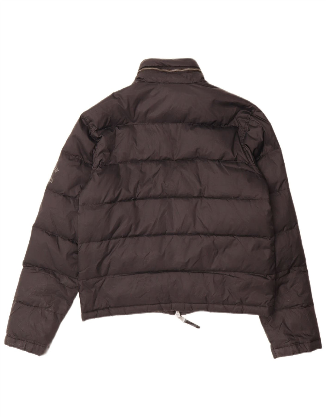 Calvin Klein Jeans Mens Hooded Padded Jacket UK 38 Medium Black Polyamide