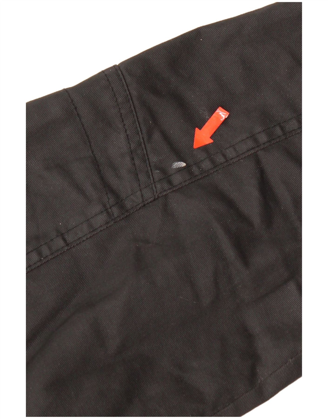 Vintage Mens Military Jacket UK 42 XL Black Cotton