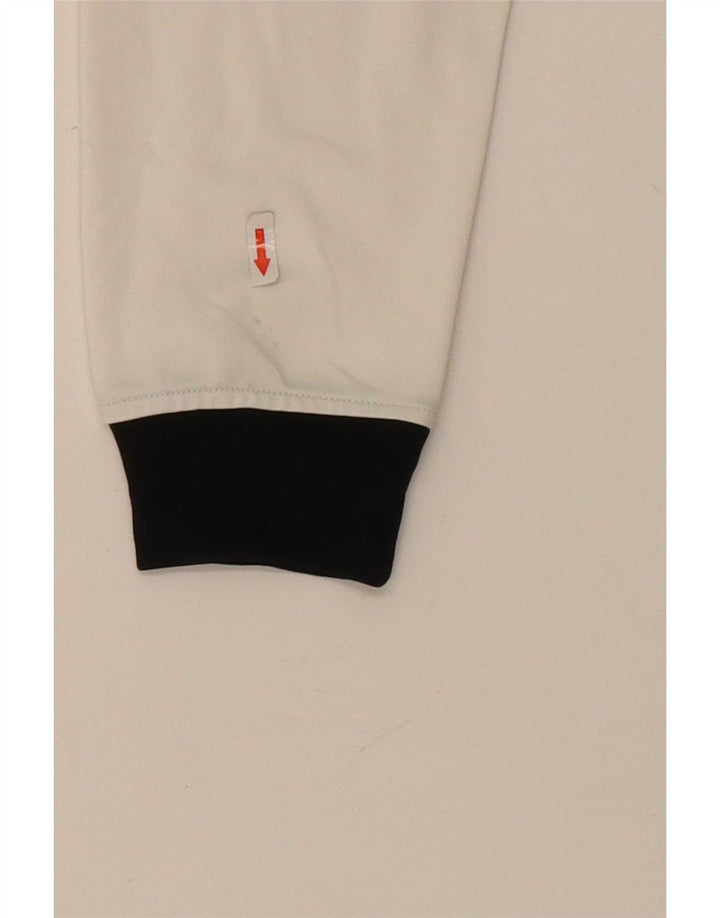 Nike Boys Tracksuit Top Jacket 10-11 Years Medium White Colourblock Sports