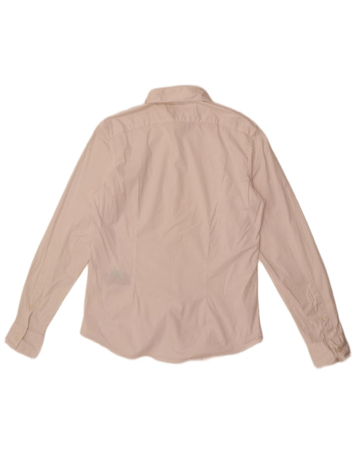 Gas Mens Shirt Large White Cotton