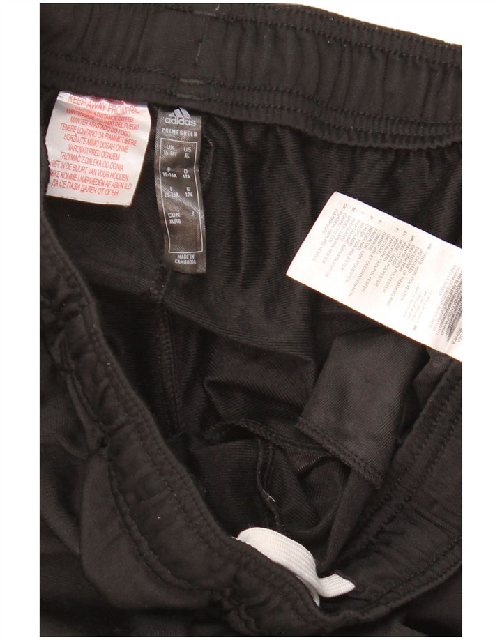 Adidas Boys Tracksuit Trousers 14-15 Years  Black Polyester