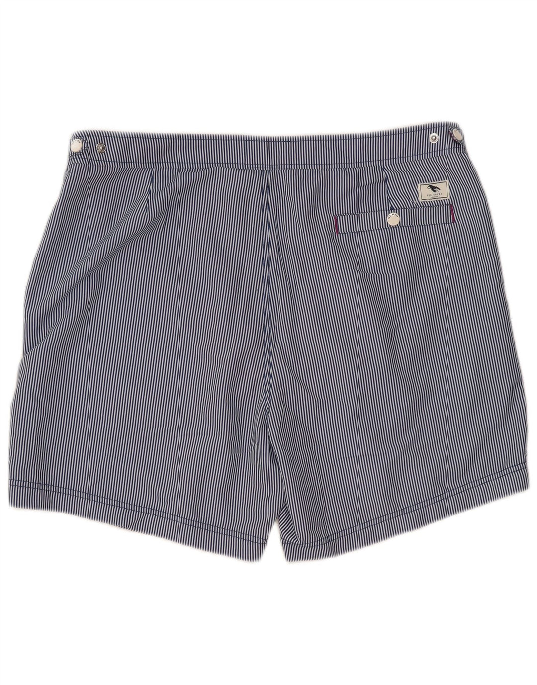 TED BAKER Mens Chino Shorts Size 5 XL W38  Blue Pinstripe Polyester