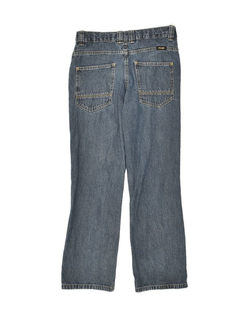 WRANGLER Boys Regular Fit Straight Jeans 13-14 Years W24 L28 Blue Cotton | Vintage Wrangler | Thrift | Second-Hand Wrangler | Used Clothing | Messina Hembry 