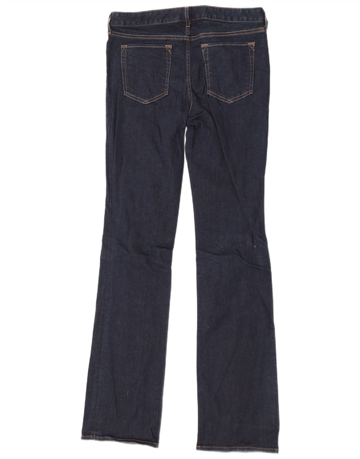 Eddie Bauer Womens Straight Bootcut Jeans US 10 Large W32 L36 Blue Cotton