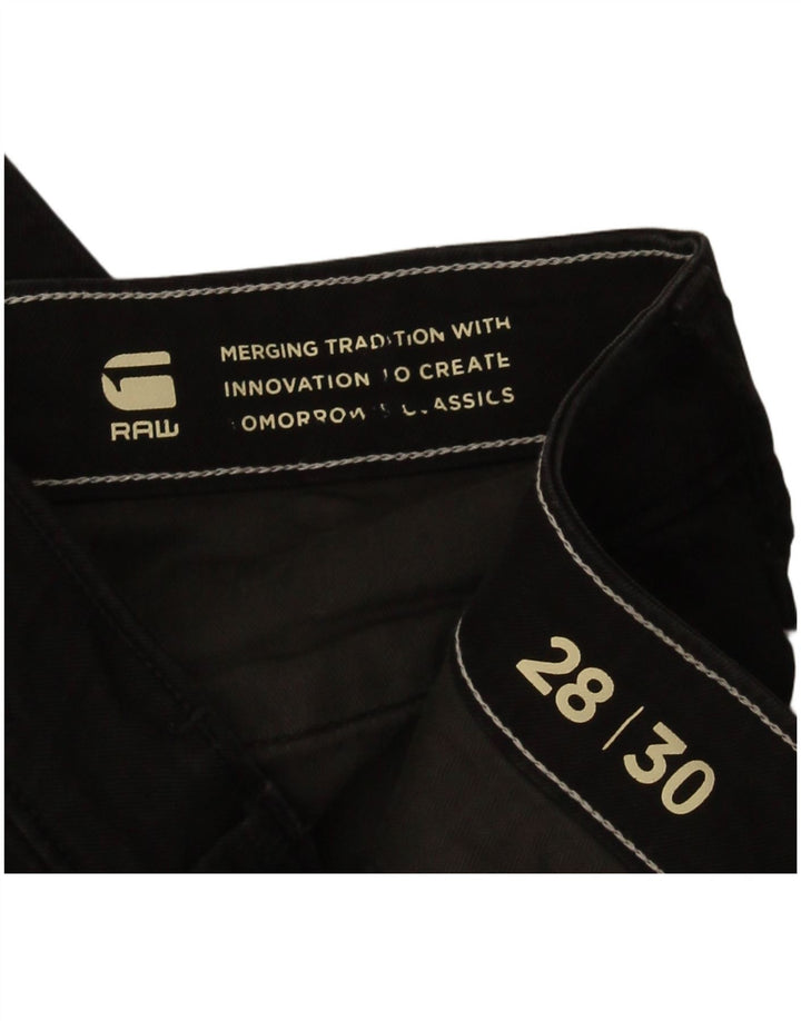 G-Star Mens Slim Chino Trousers W28 L30 Black