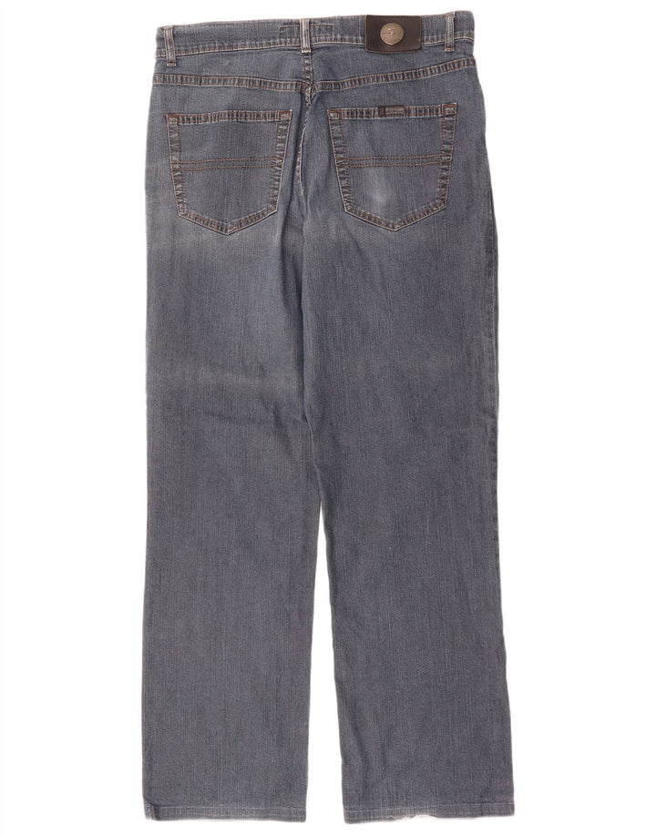 Trussardi Mens Straight Jeans IT 49 Medium W33 L30 Blue Cotton
