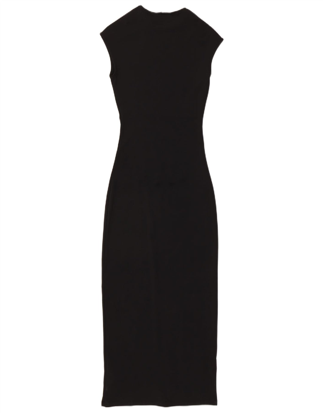 ZARA Womens Sleeveless Maxi Dress UK 10 Small Black Polyamide