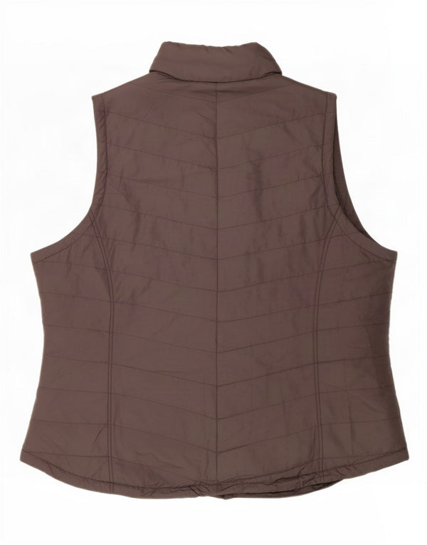Marks & Spencer Womens Autograph Padded Gilet UK 18 XL Grey Polyester