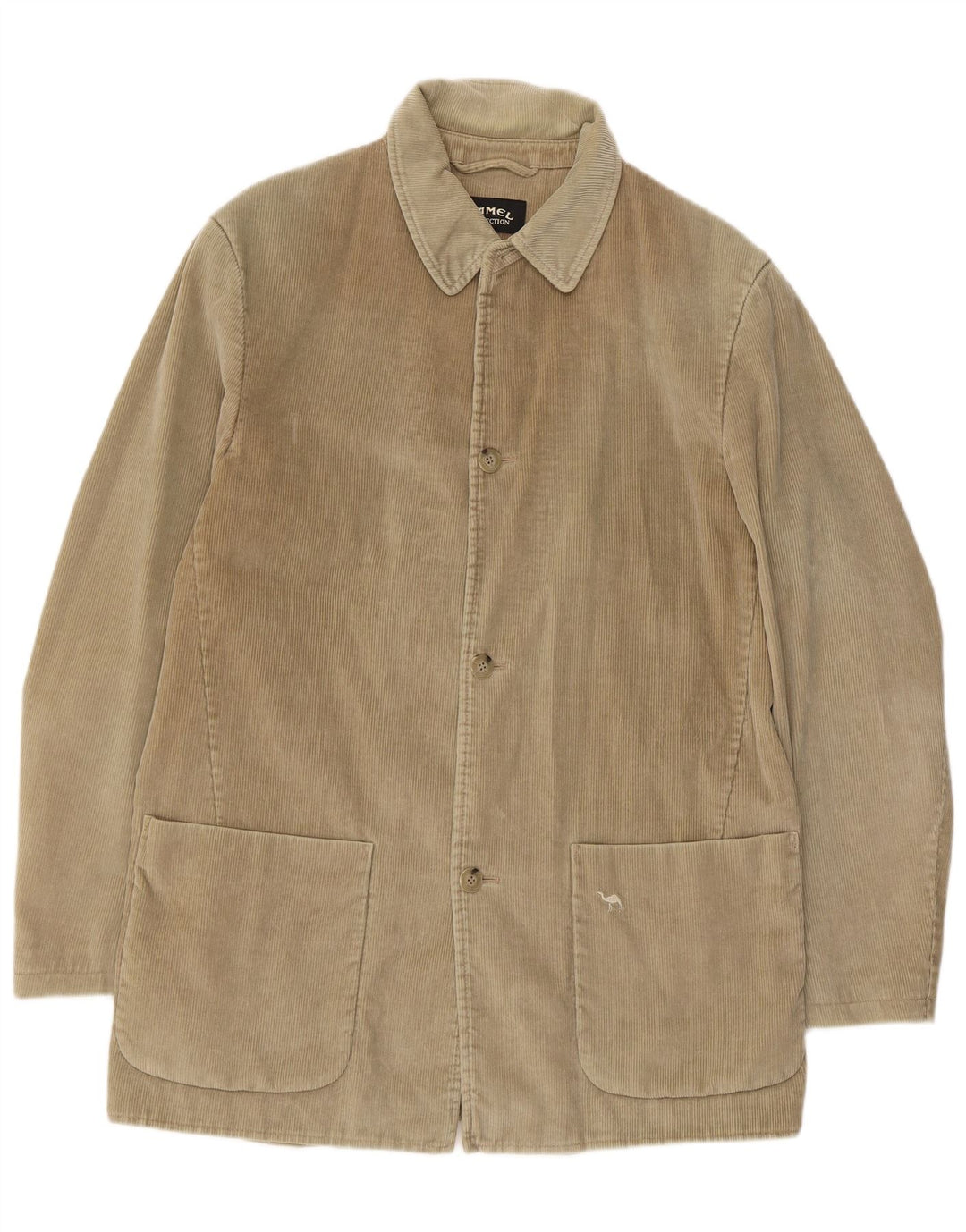 Camel Mens Corduroy Jacket EU 50 Large Beige Cotton