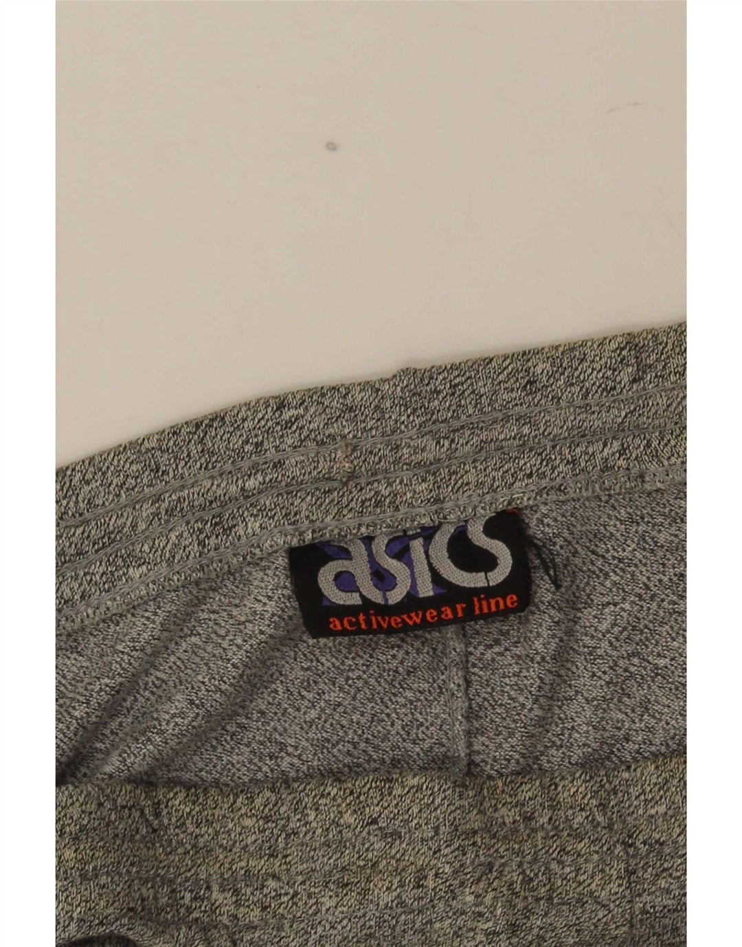 Asics Mens Graphic Sport Shorts Large Grey Colourblock Cotton