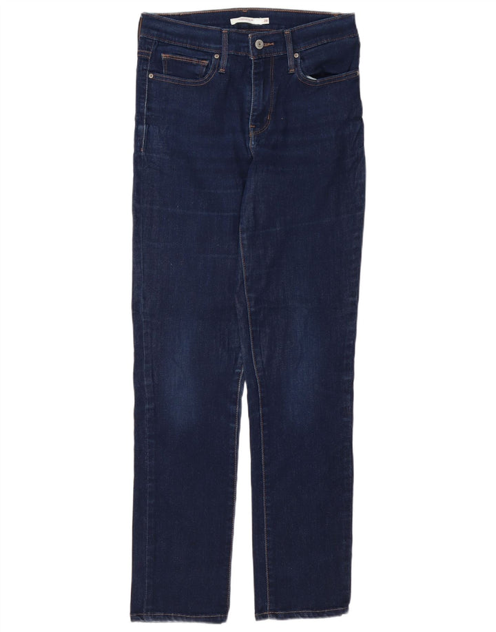 LEVI'S Womens Slimming Slim Jeans W28 L30  Blue Cotton