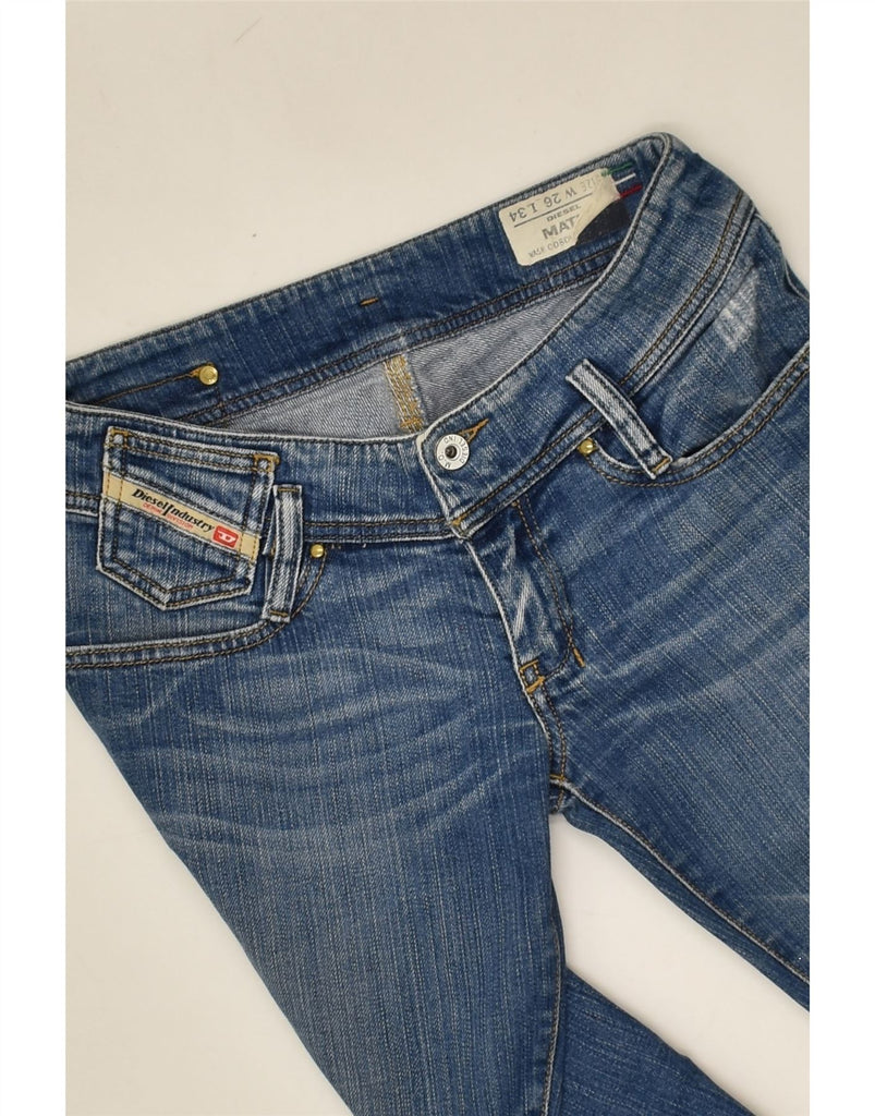 DIESEL Womens Straight Jeans W26 L29 Blue Cotton | Vintage Diesel | Thrift | Second-Hand Diesel | Used Clothing | Messina Hembry 