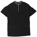 Zara Womens Zip Neck Shift Dress UK 14 Medium Black Polyester