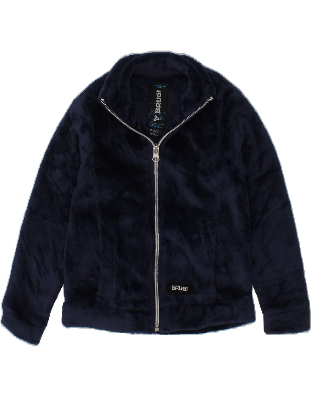 BRUGI Boys Fleece Jacket 4-5 Years Navy Blue Vintage Brugi and Second-Hand Brugi from Messina Hembry 