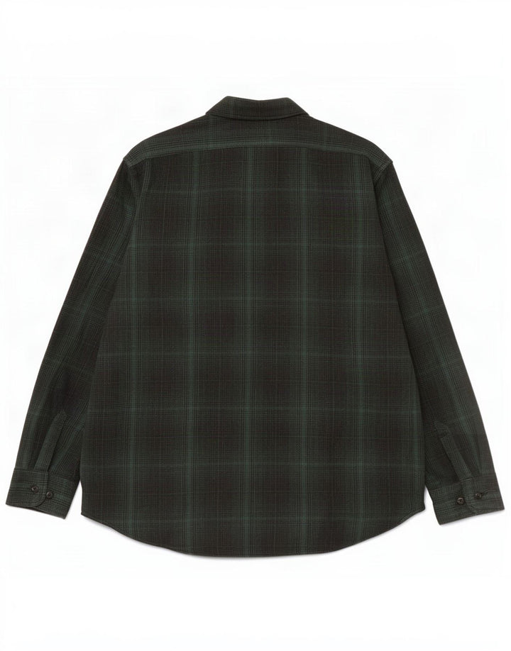 Levi's Mens Relaxed Flannel Shirt Large Green Check Cotton