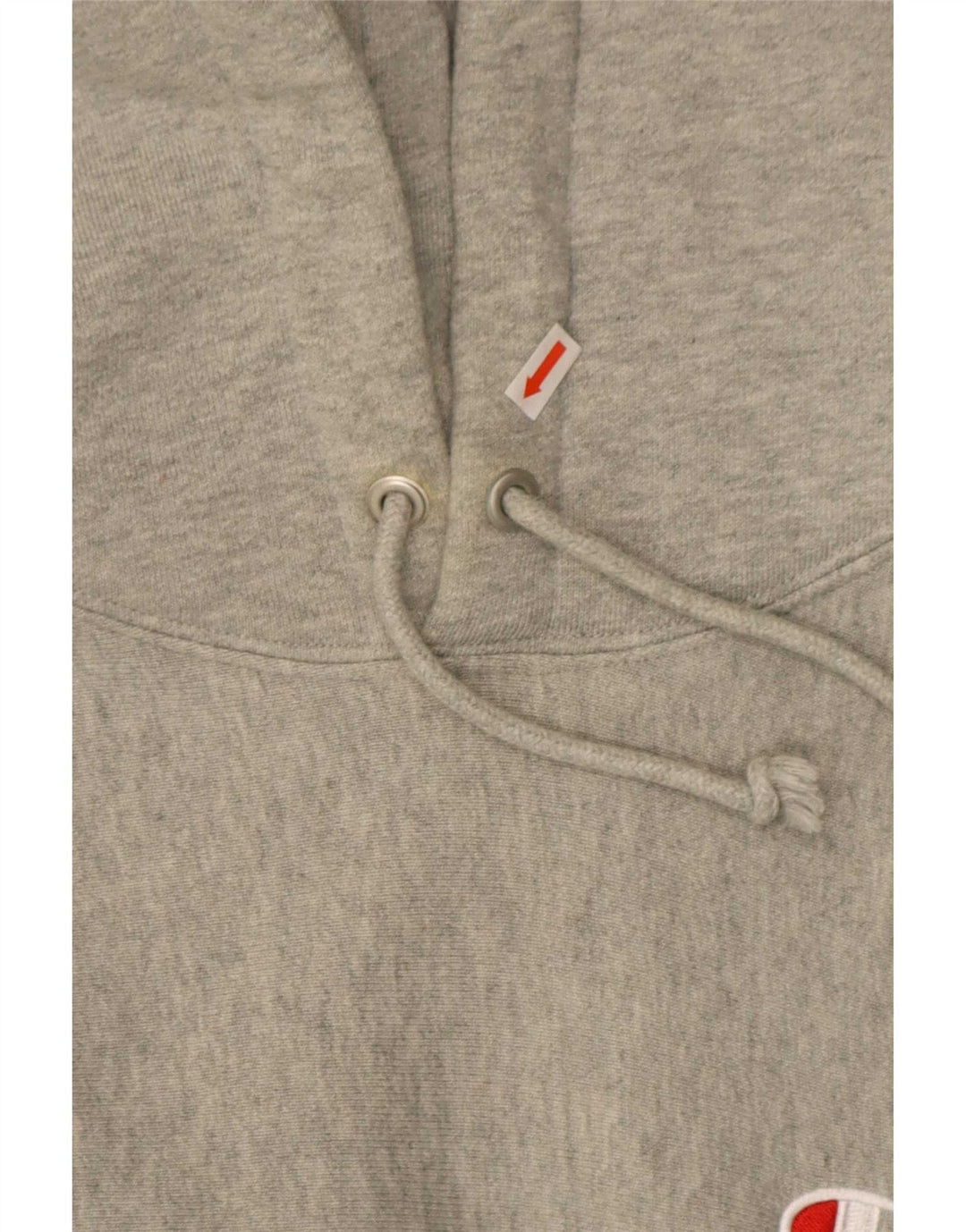 Champion Mens Reverse Weave Hoodie Jumper Medium Grey Flecked Cotton
